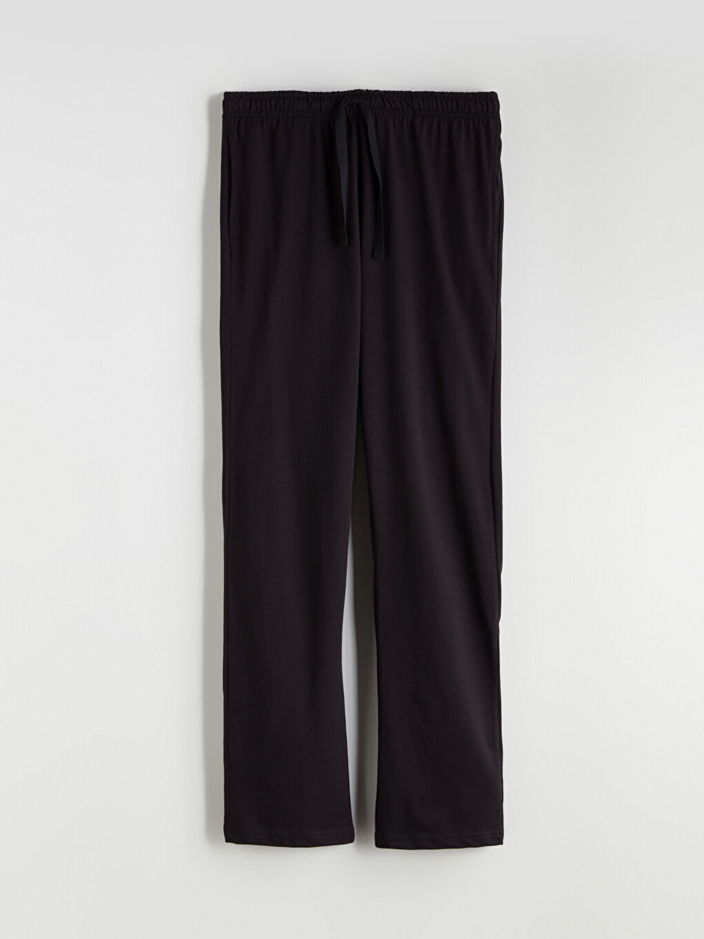 Siyah Bisiklet Yaka Erkek Pijama Takımı 3'lü Takım-14