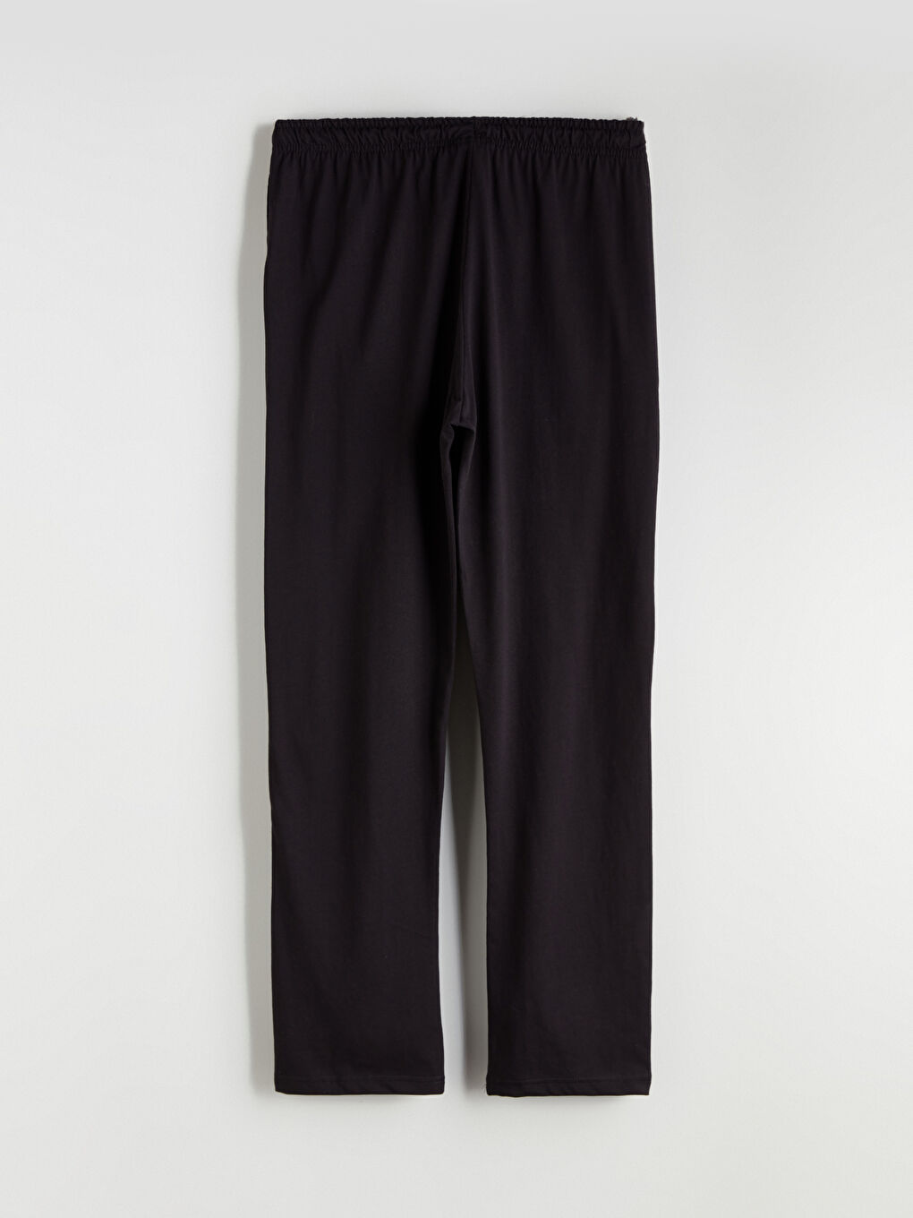 Siyah Bisiklet Yaka Erkek Pijama Takımı 3'lü Takım-15