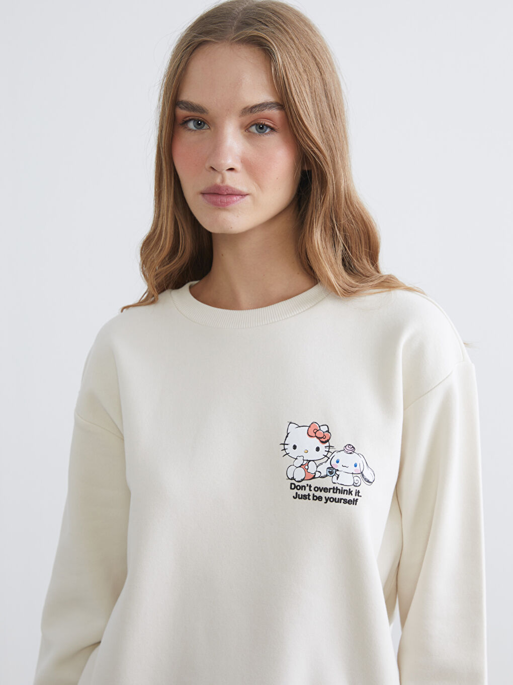 Hello Kitty Printed Women's Thick Sweatshirt