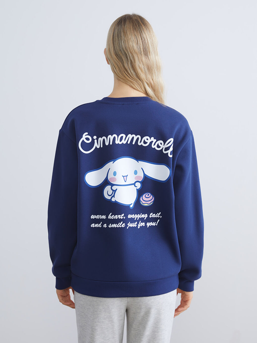 Woman NAVY Sweatshirt-3