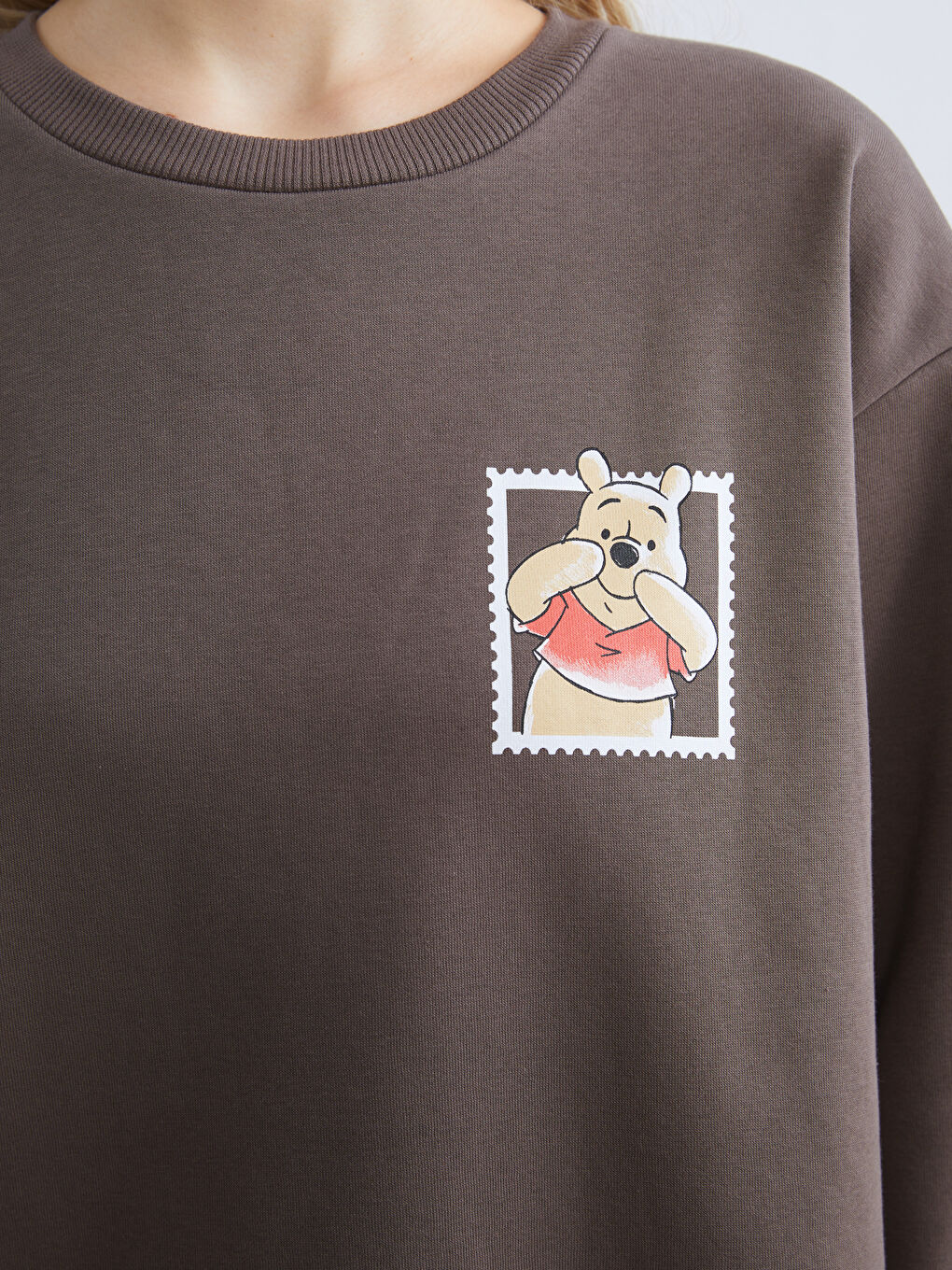 Woman BROWN Sweatshirt-2