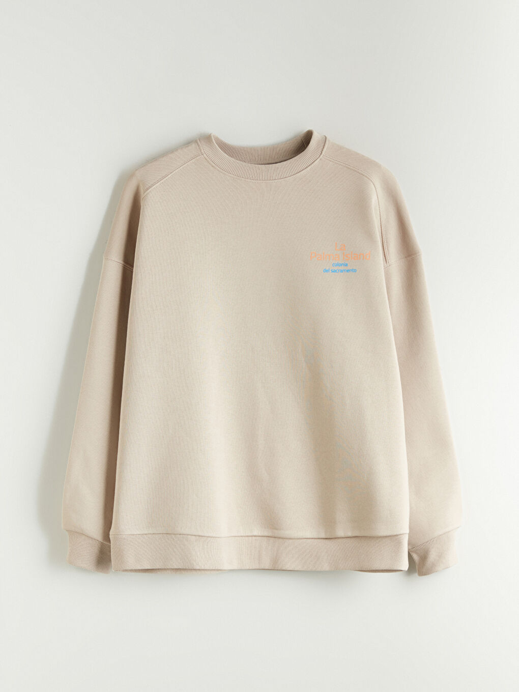 Printed Oversize Women's Thick Sweatshirt-4