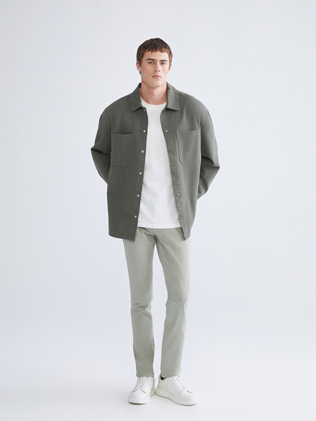 Yeşil 750 Slim Fit Erkek Jean Pantolon