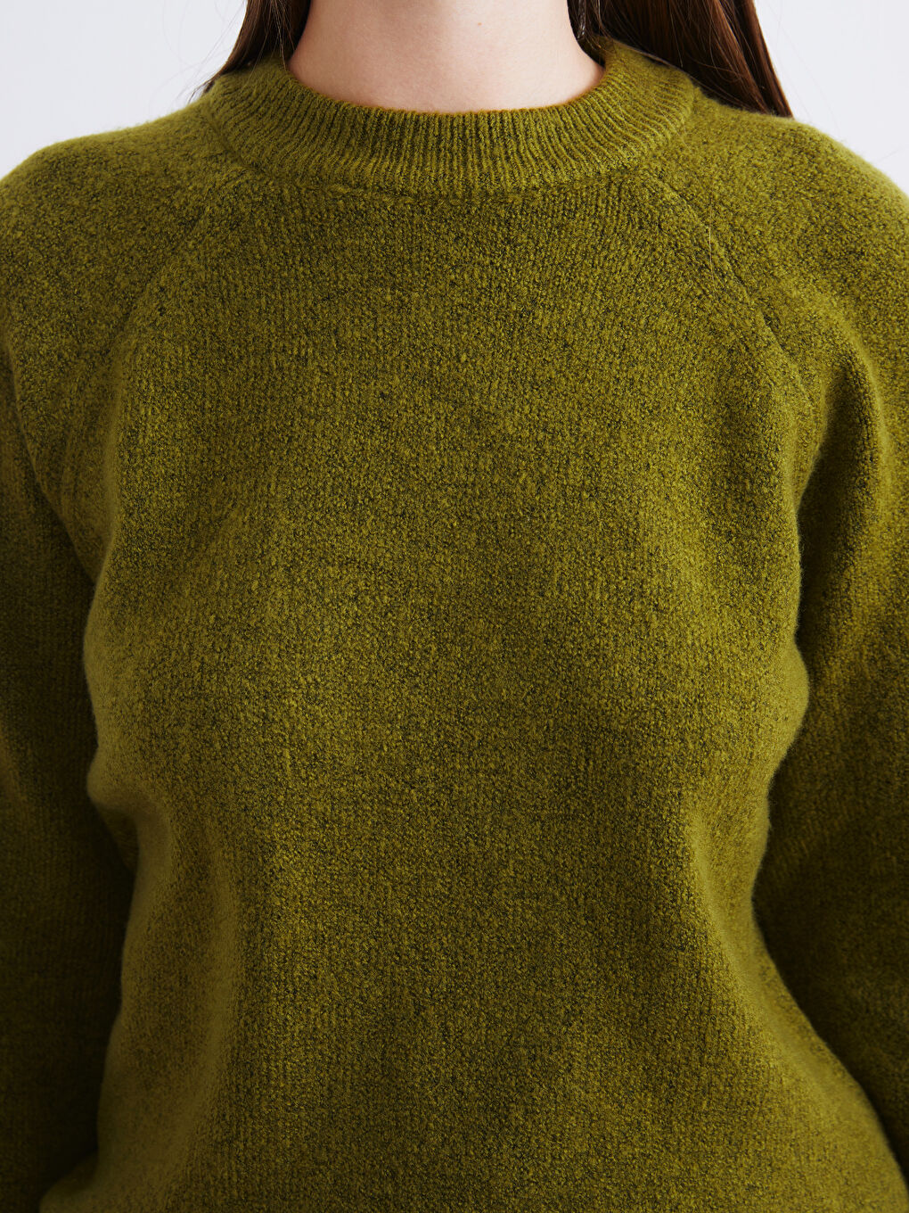 Crew Neck Women's Knitwear Sweater-2