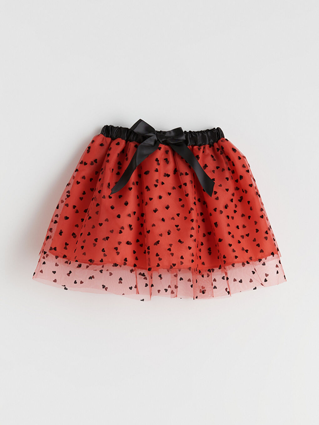 Kırmızı Uğur Böceği Tütü Etek ve Kanat Kostüm-6