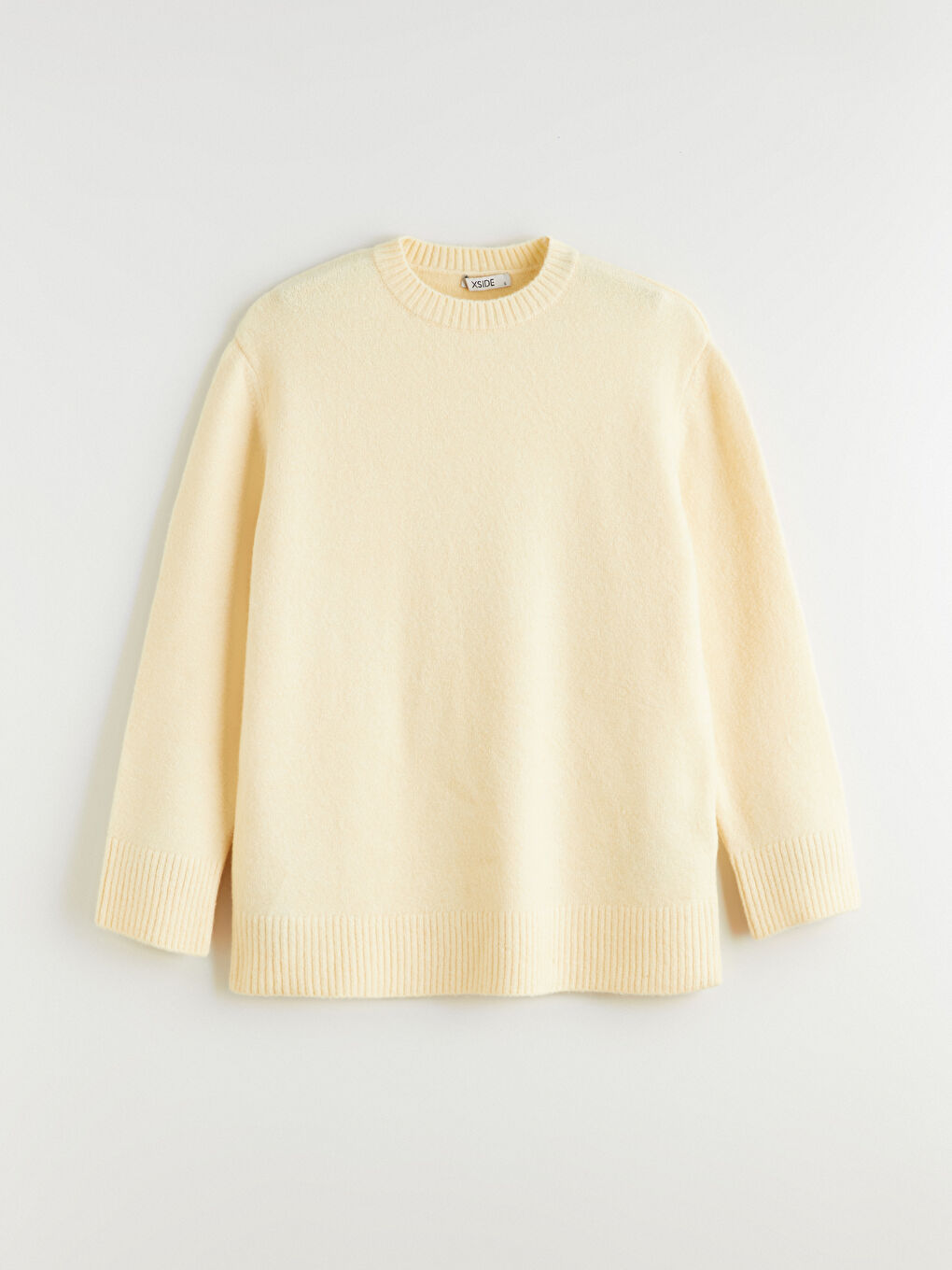 Crew Neck Oversize Women's Knitwear Sweater-4