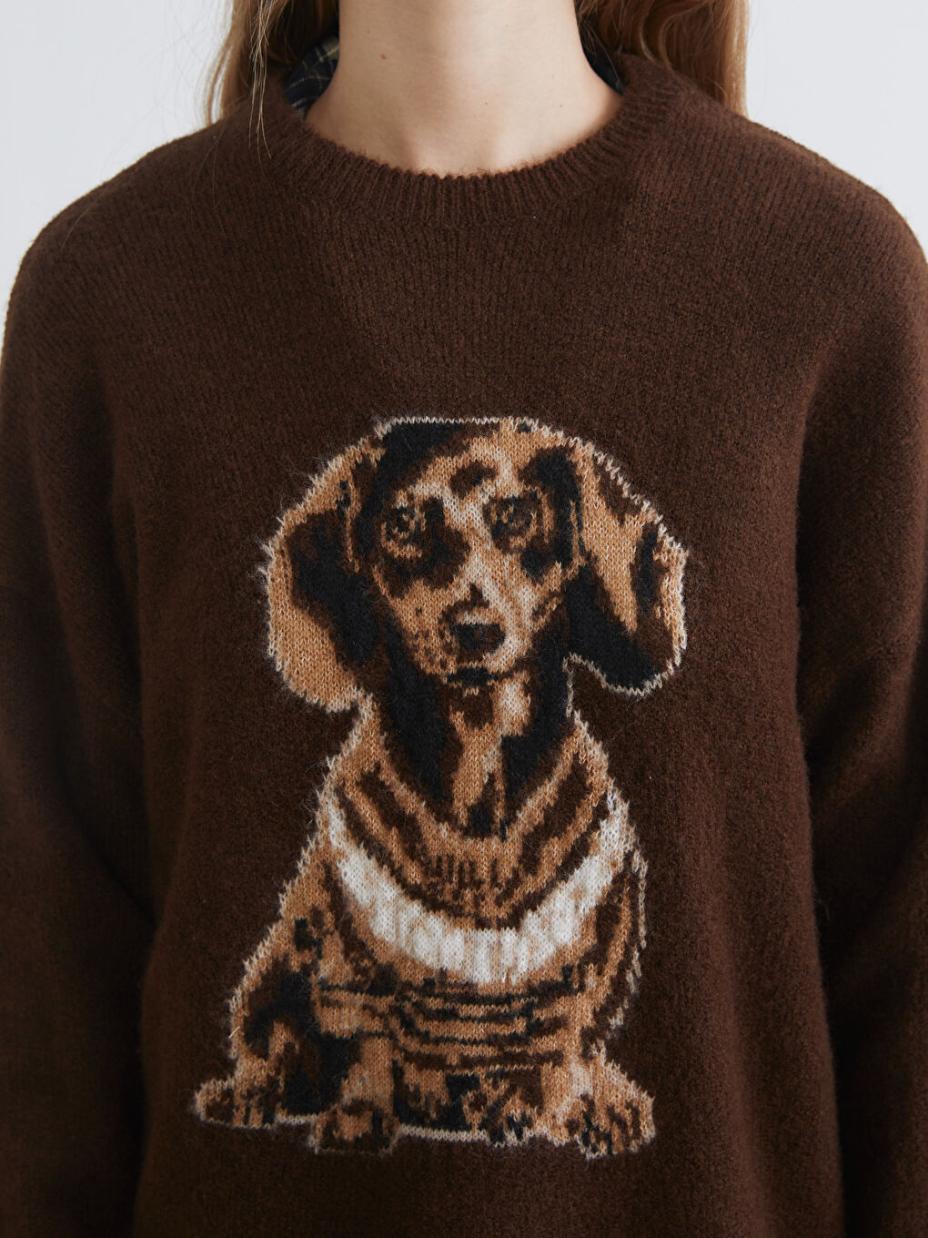 Woman BROWN Sweater-2