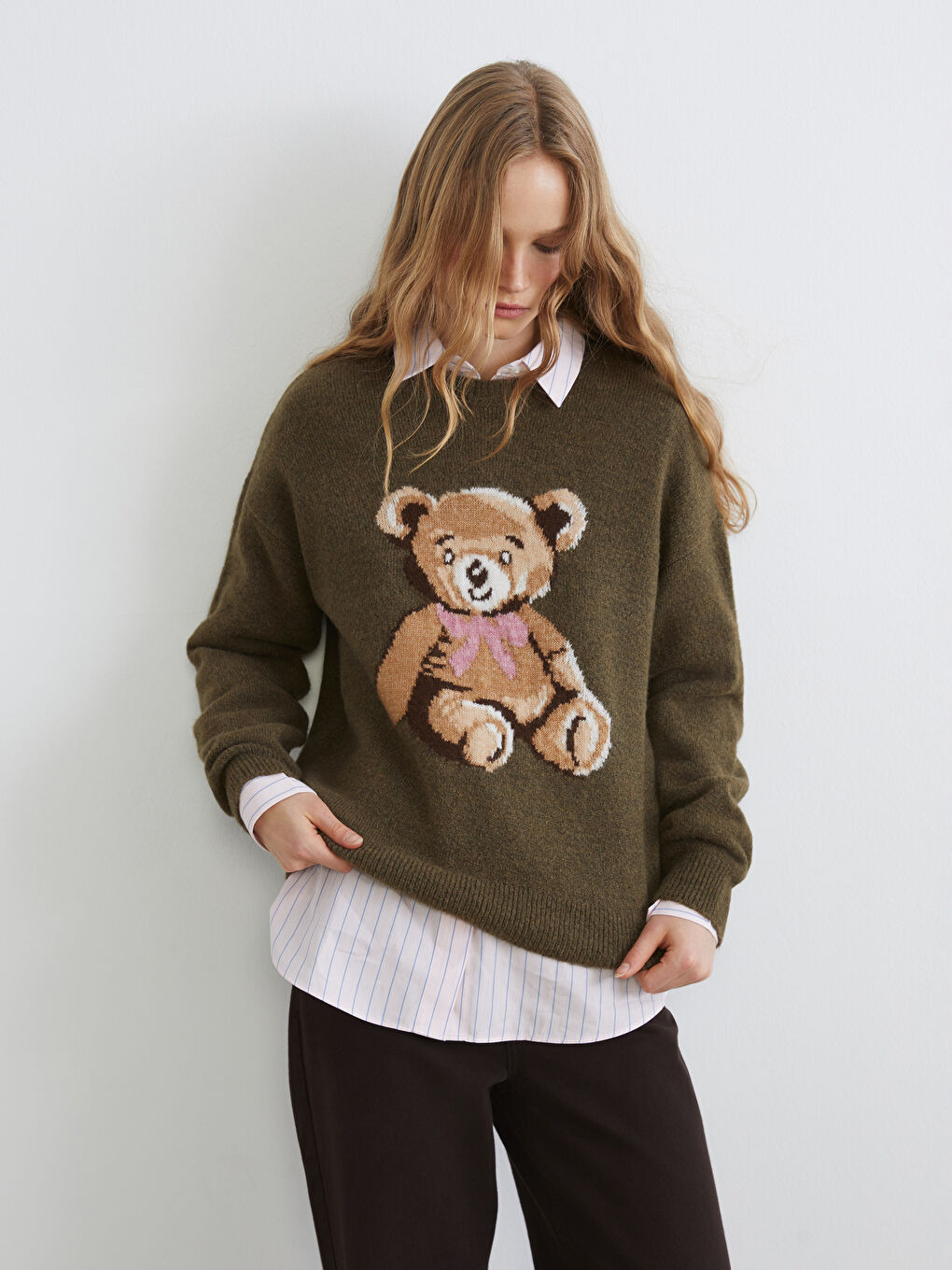 Woman KHAKI Sweater