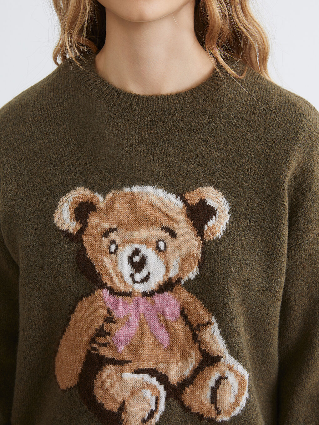 Woman KHAKI Sweater-2