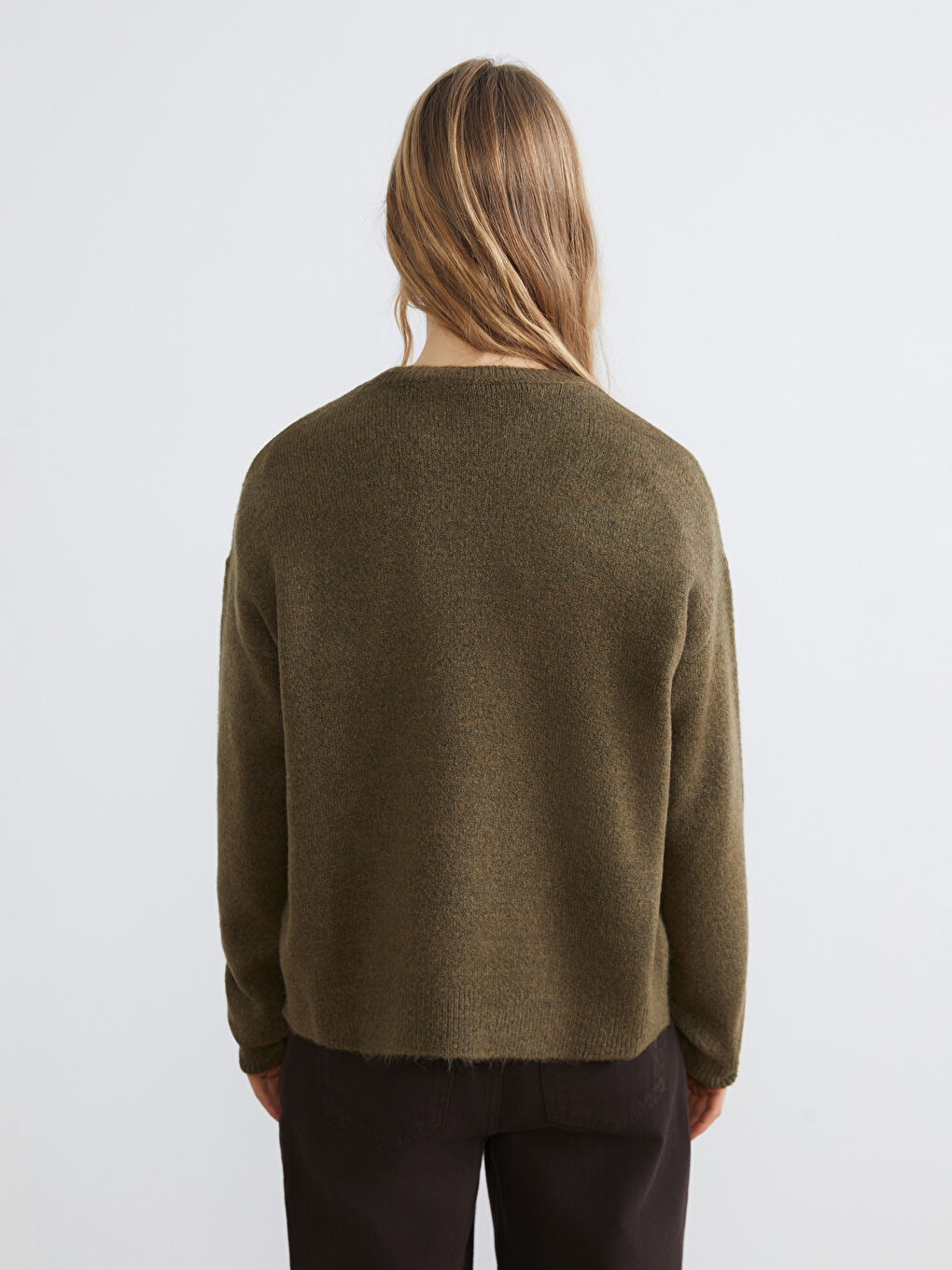 Woman KHAKI Sweater-3
