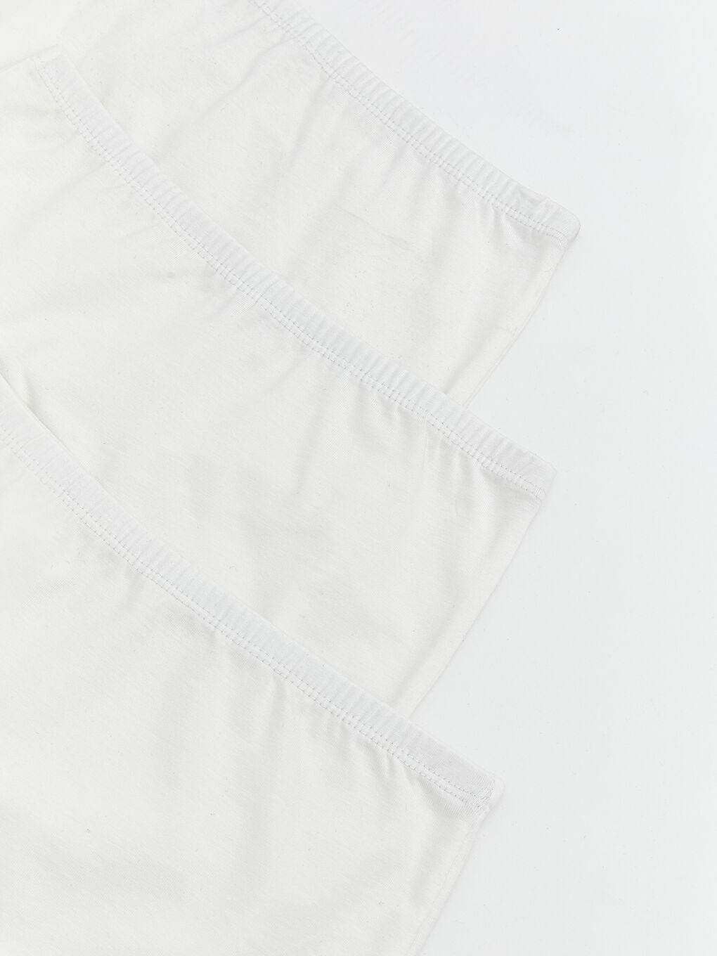 Ekru Beli Lastikli Kız Çocuk Boxer 3'lü-2