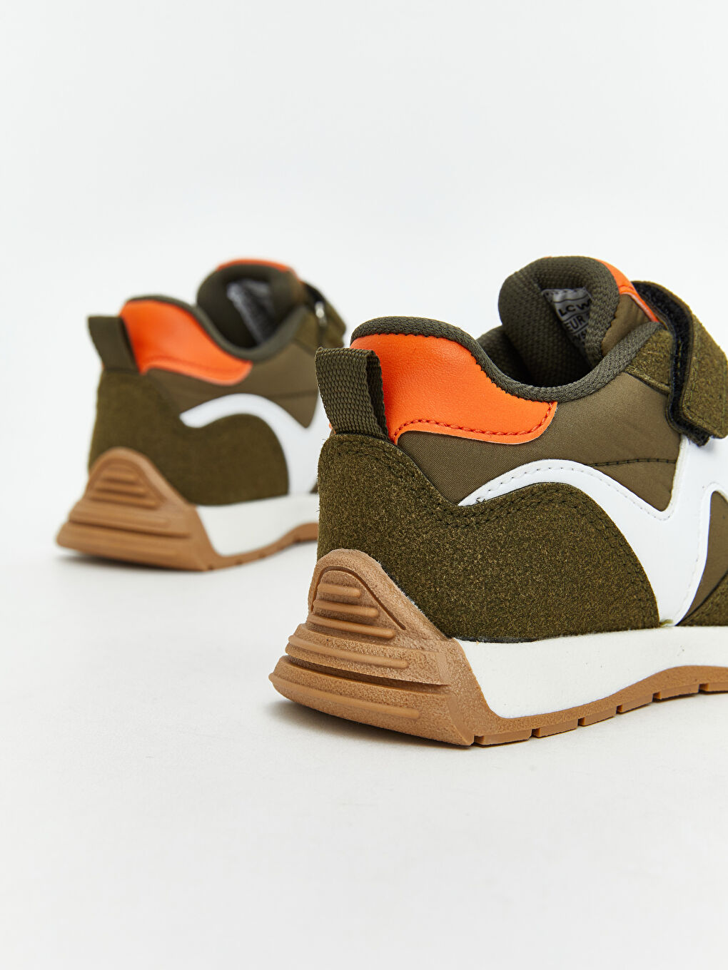 Haki Bağcık ve Cırt Cırtlı Erkek Bebek Spor Ayakkabı-3