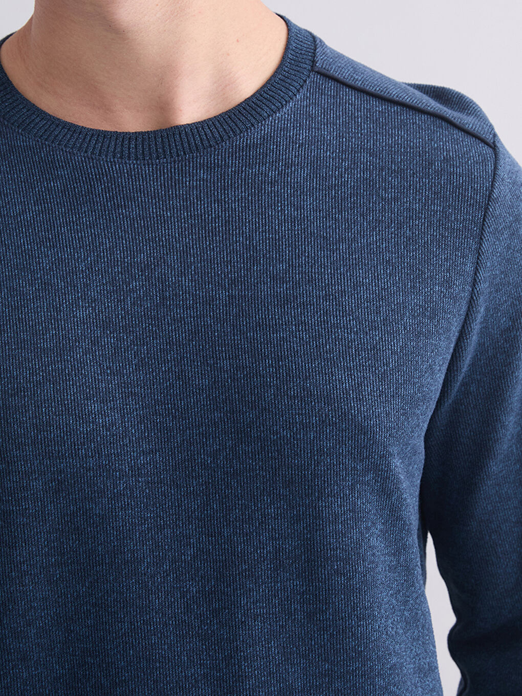 Дөңгелек жағалы ерлерге арналған свитшот-2