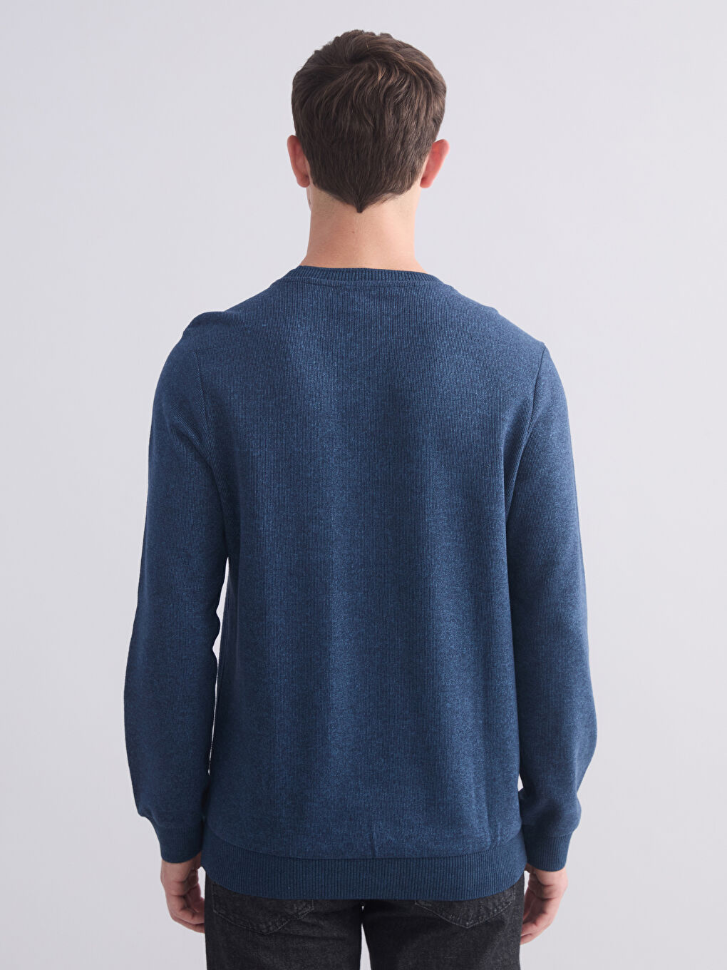 Дөңгелек жағалы ерлерге арналған свитшот-3