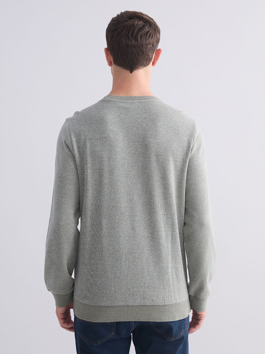 Crew Neck Men's Sweatshirt-3