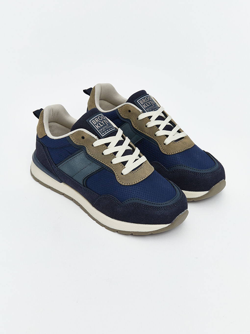 Lacivert Bağcıklı Erkek Çocuk Spor Ayakkabı