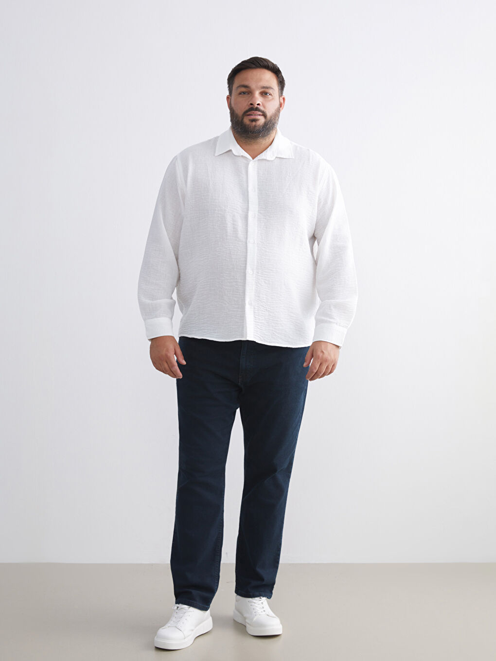 Man WHITE Shirt-1