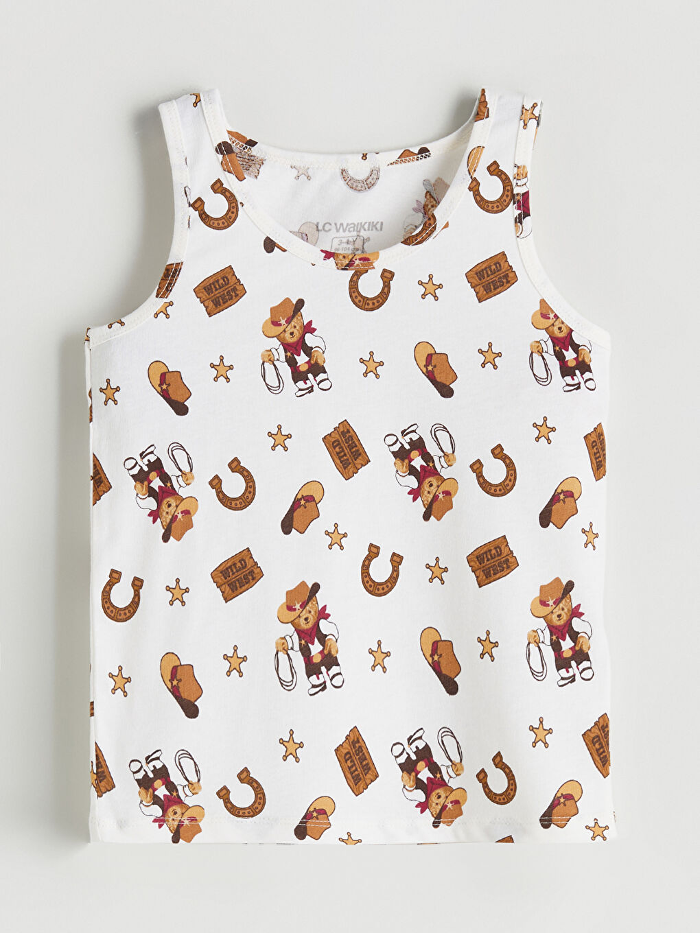 Crew Neck Boys' Vest 2 Pack-1