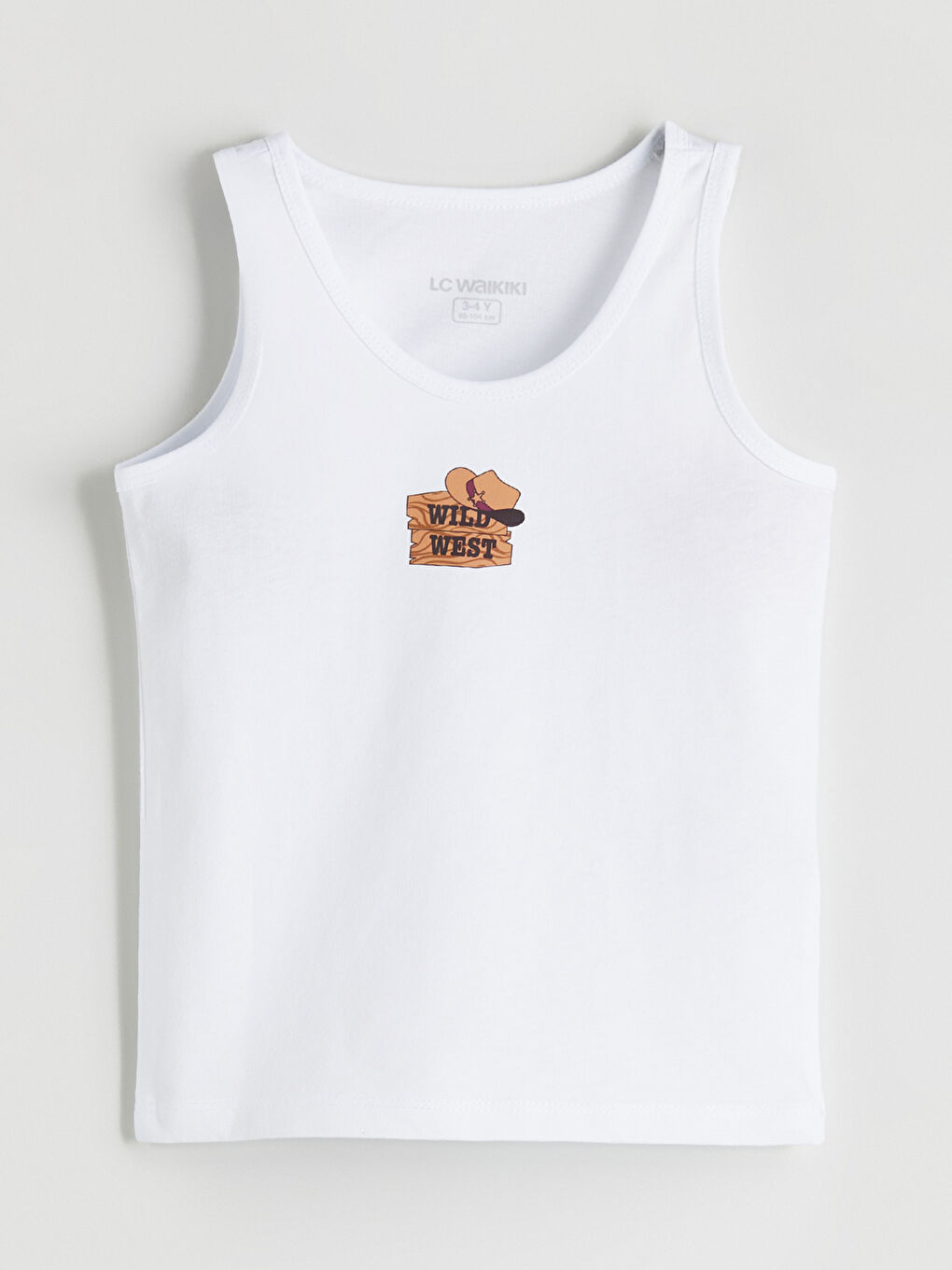 Crew Neck Boys' Vest 2 Pack-4