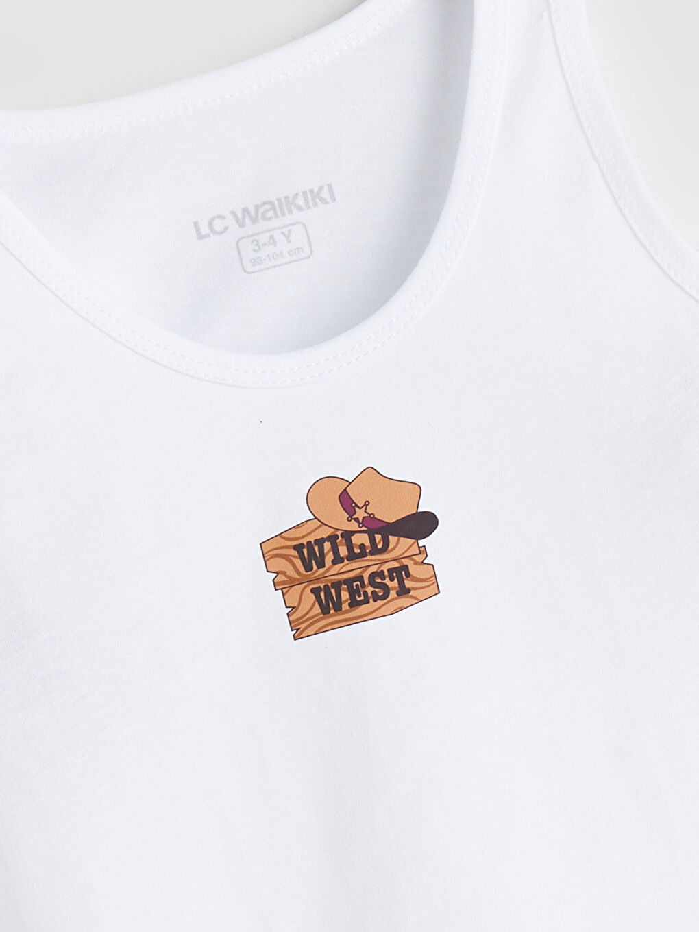 Crew Neck Boys' Vest 2 Pack-5