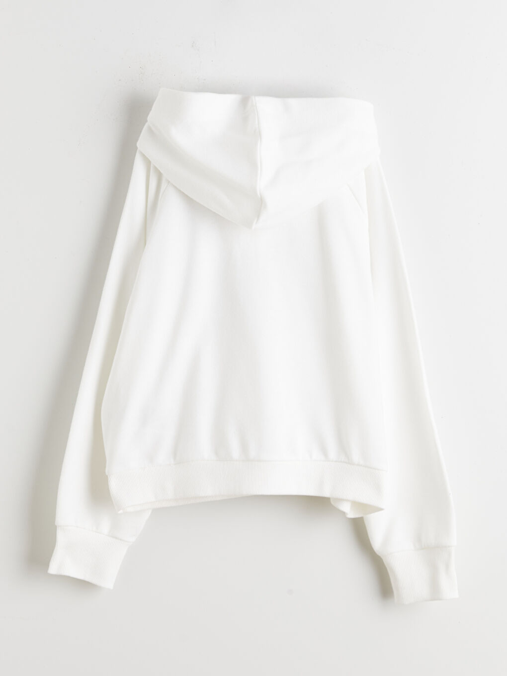 Ekru Kapüşonlu My Melody Baskılı Kız Çocuk Sweatshirt-2