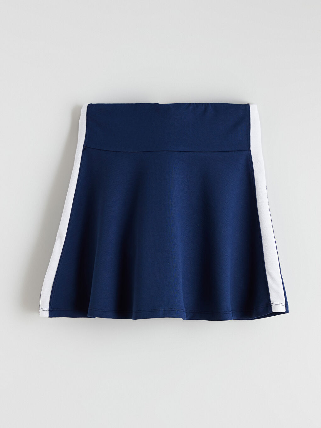 Lacivert Beli Lastikli Hello Kitty Baskılı Kız Çocuk Şort Etek-3