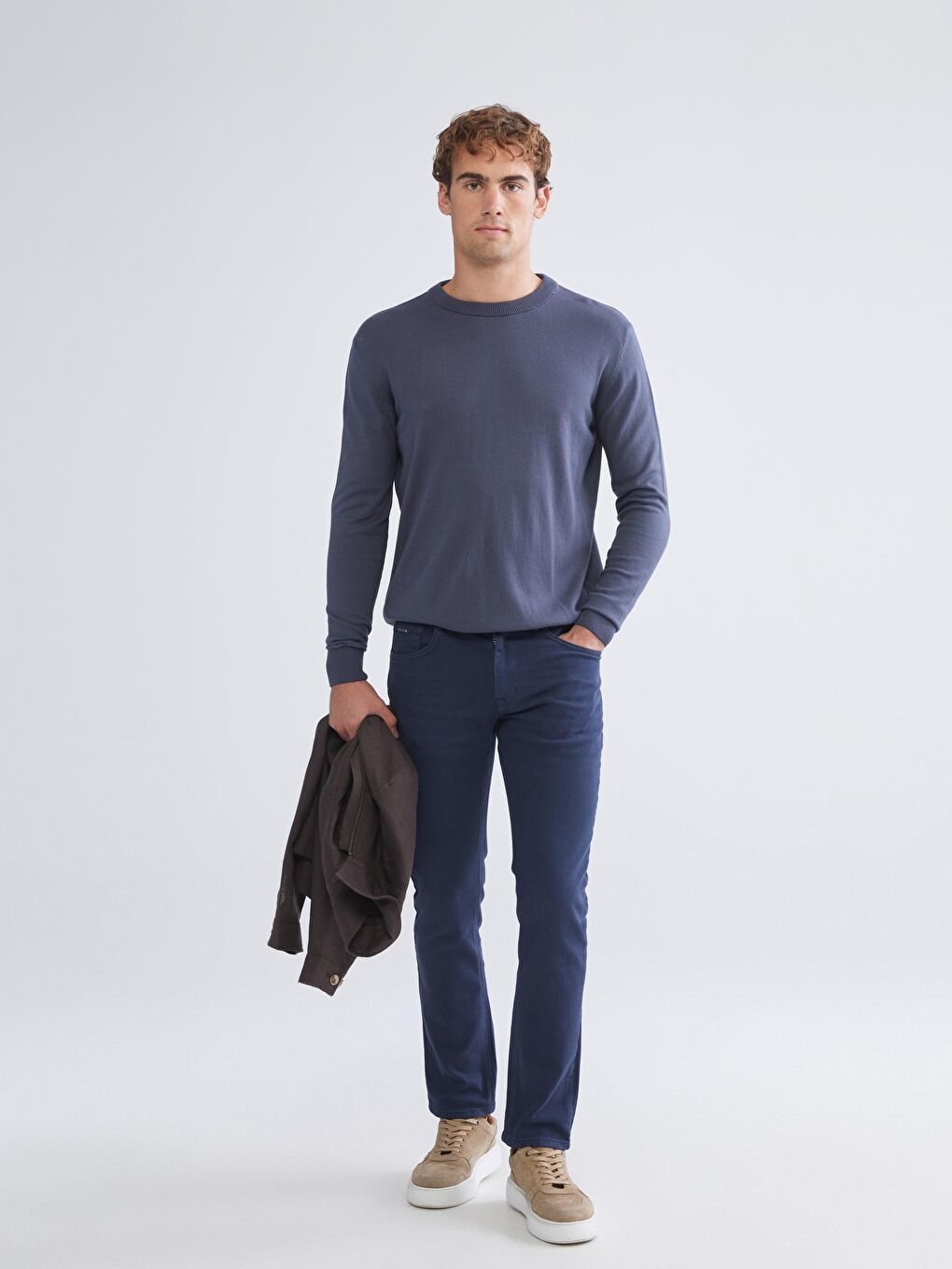 Lacivert 750 Slim Fit Erkek Jean Pantolon