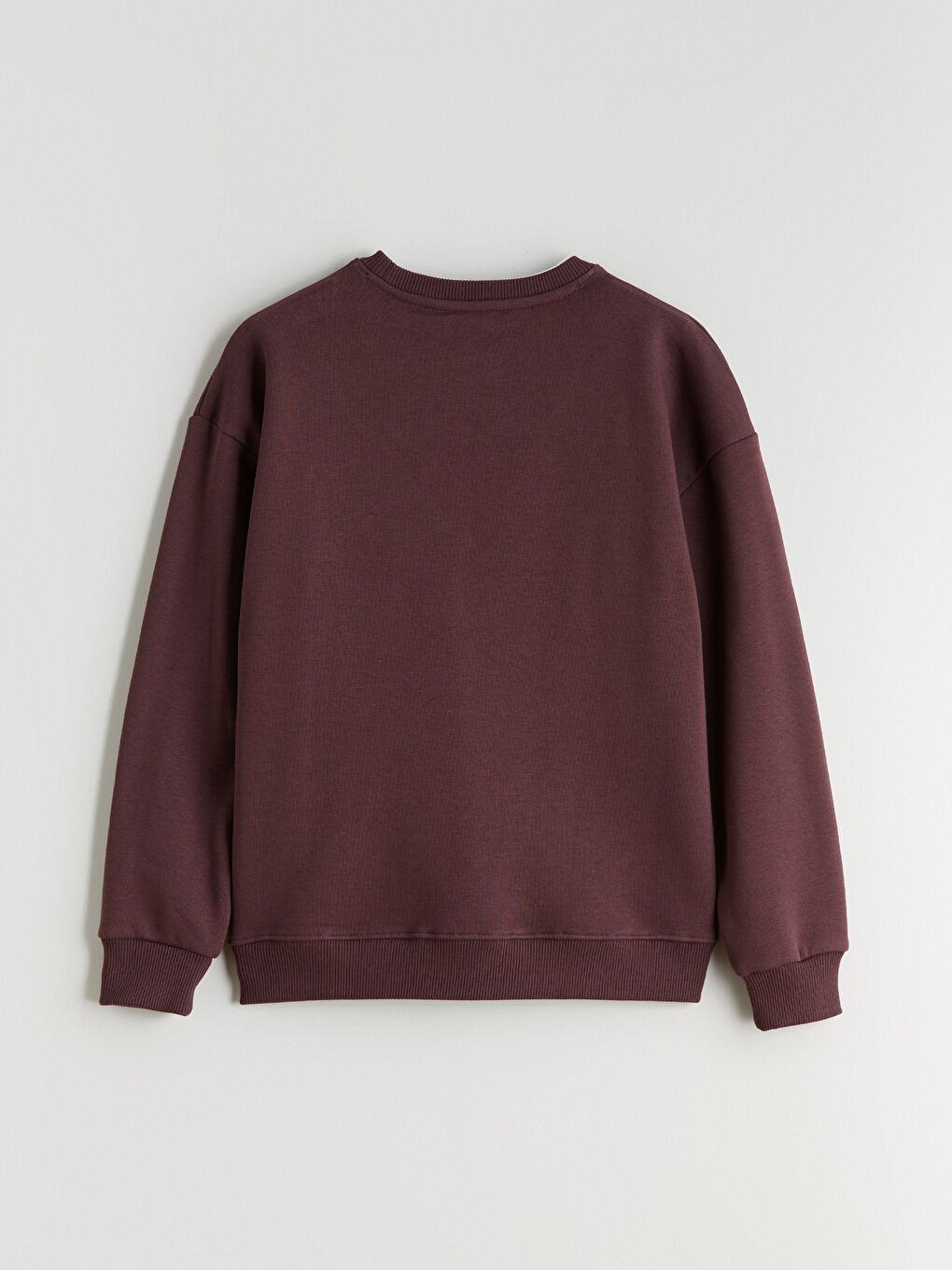 Mürdüm Bisiklet Yaka Erkek Çocuk Sweatshirt-3