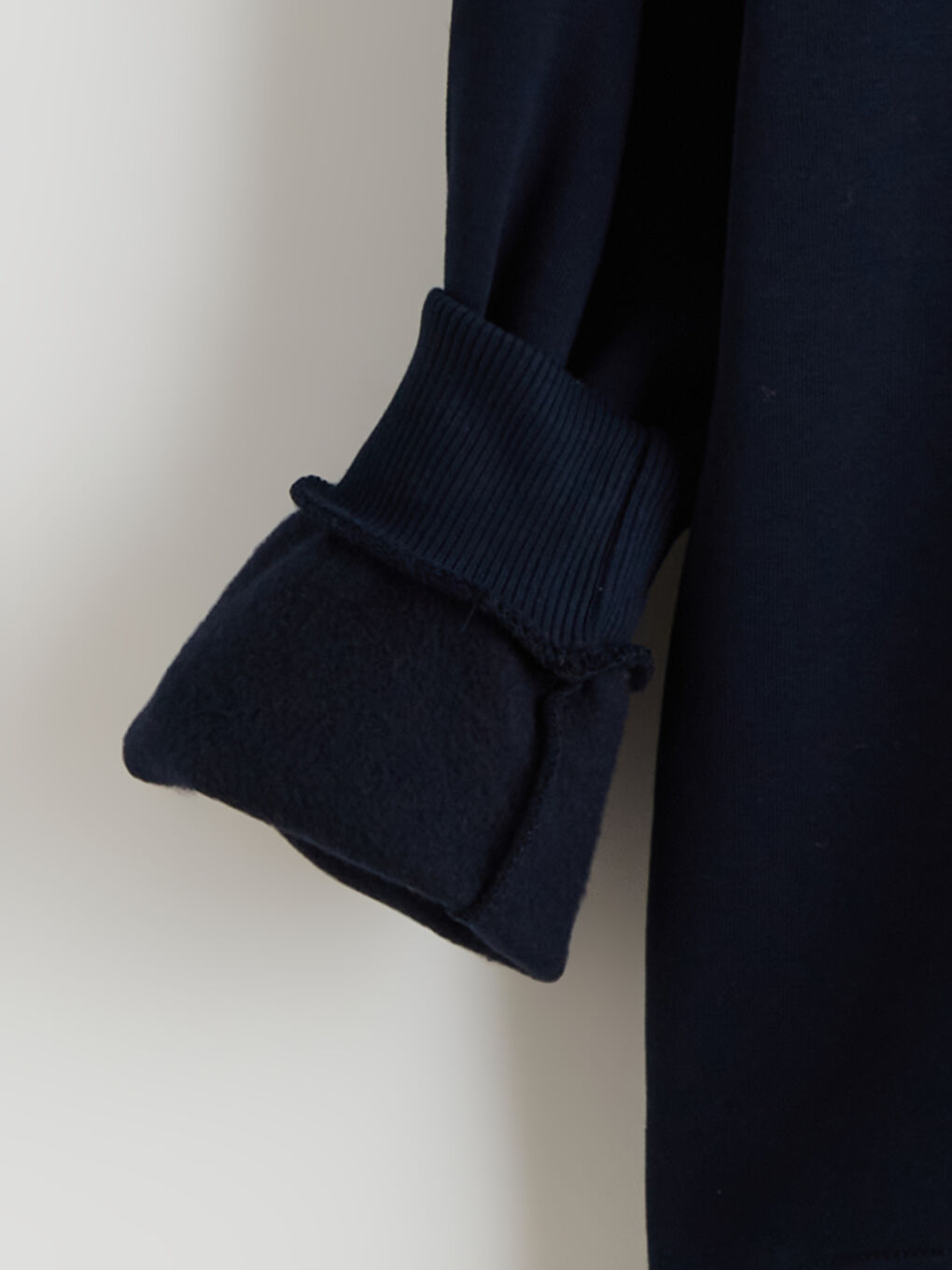 Lacivert Bisiklet Yaka Erkek Çocuk Sweatshirt-1