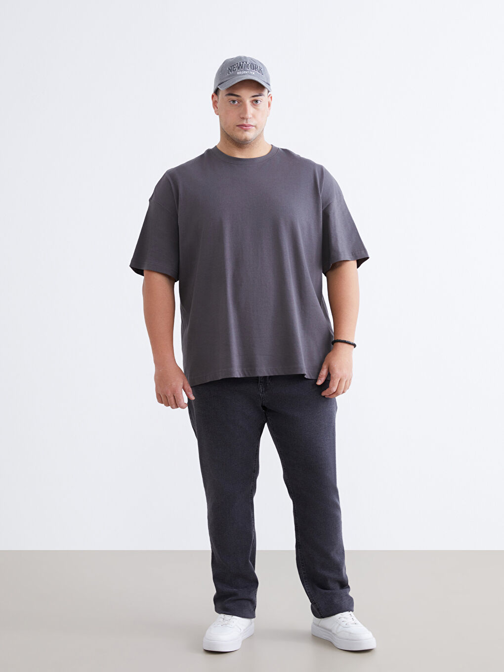 Plus Size Basic Jersey Men's T-Shirt-5