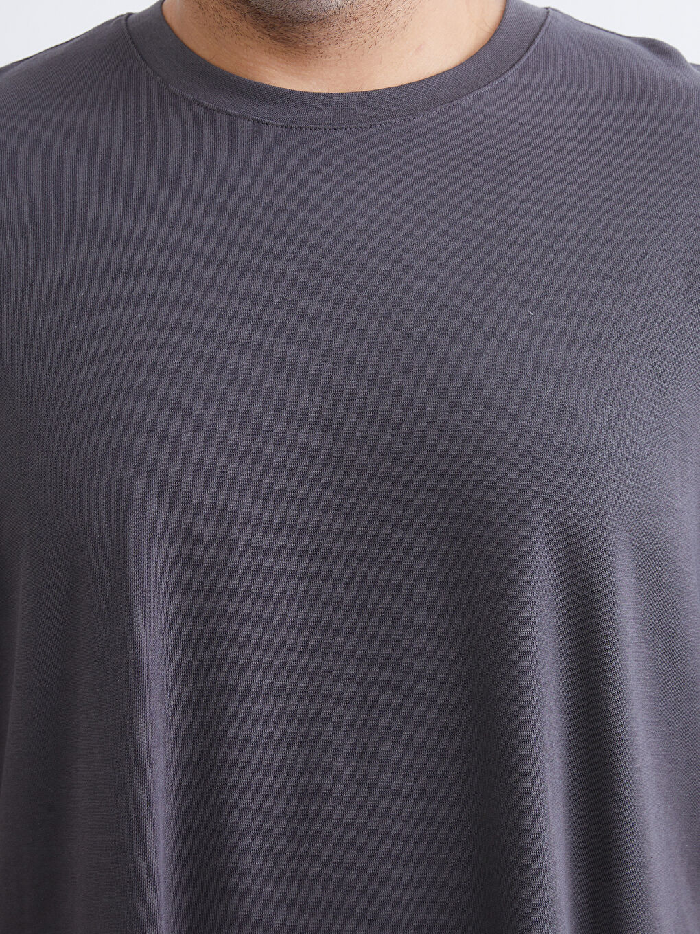 Plus Size Basic Jersey Men's T-Shirt-6