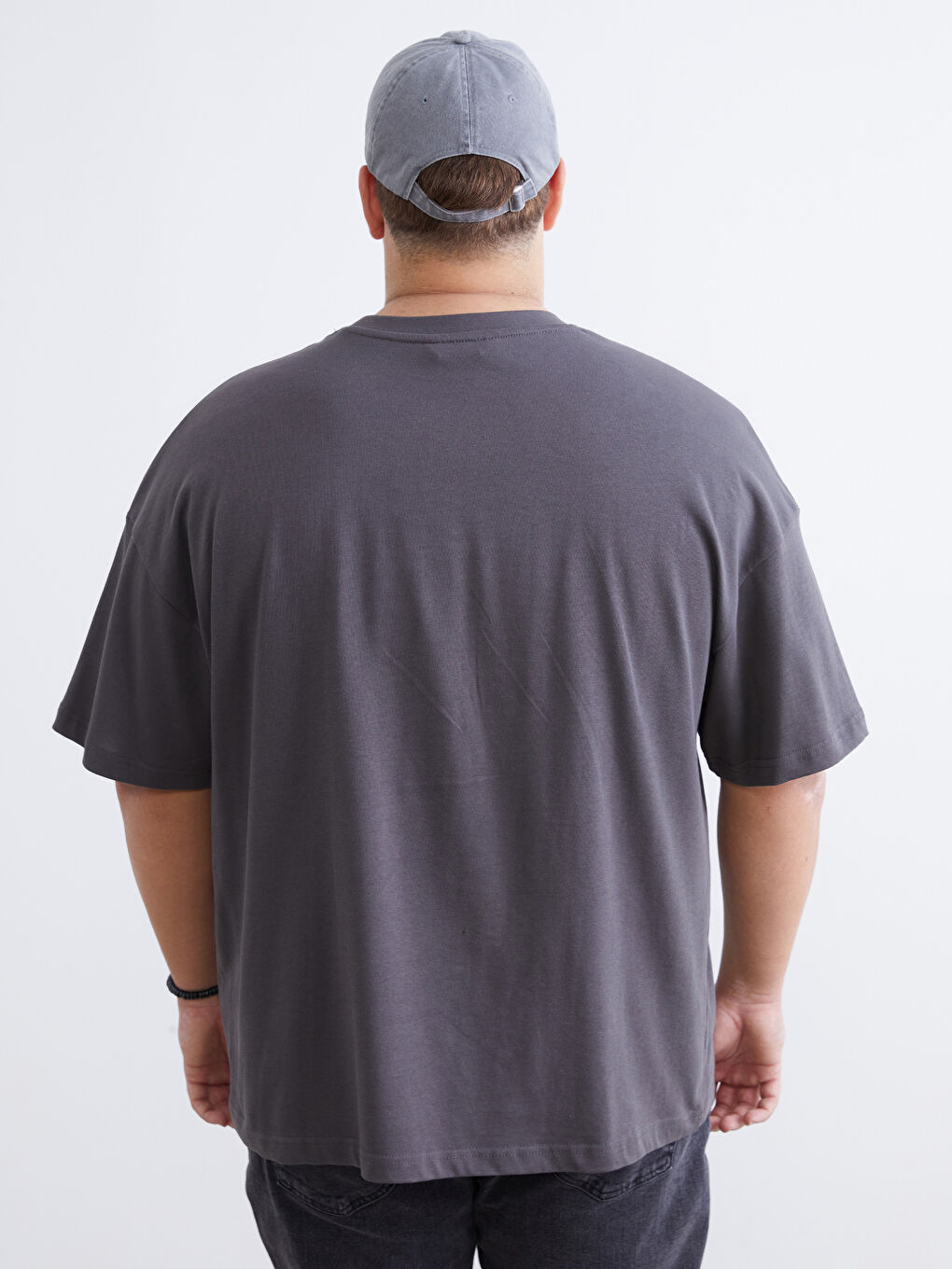 Plus Size Basic Jersey Men's T-Shirt-7