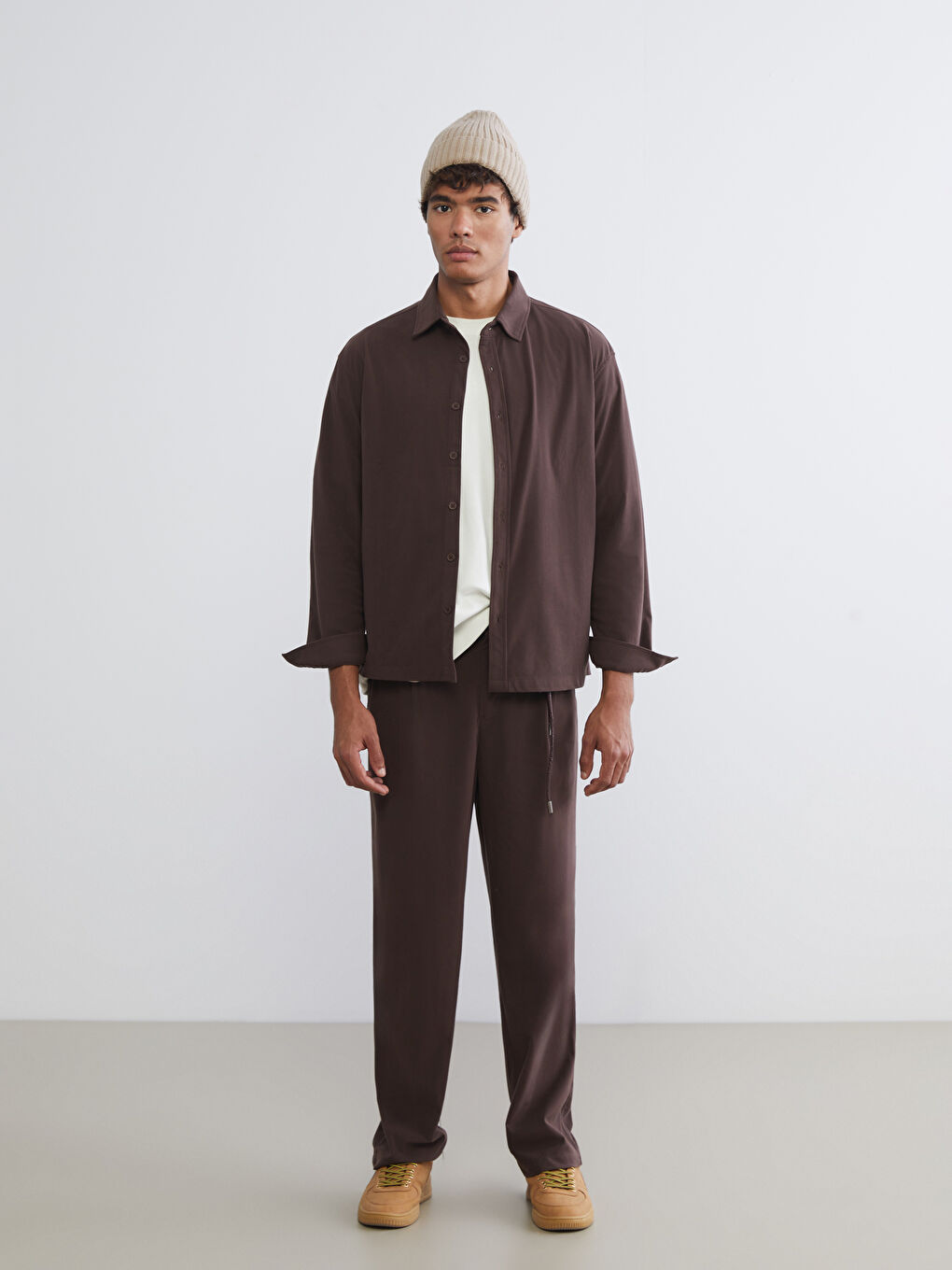 Regular Fit Long Sleeve Men's Shirt-1