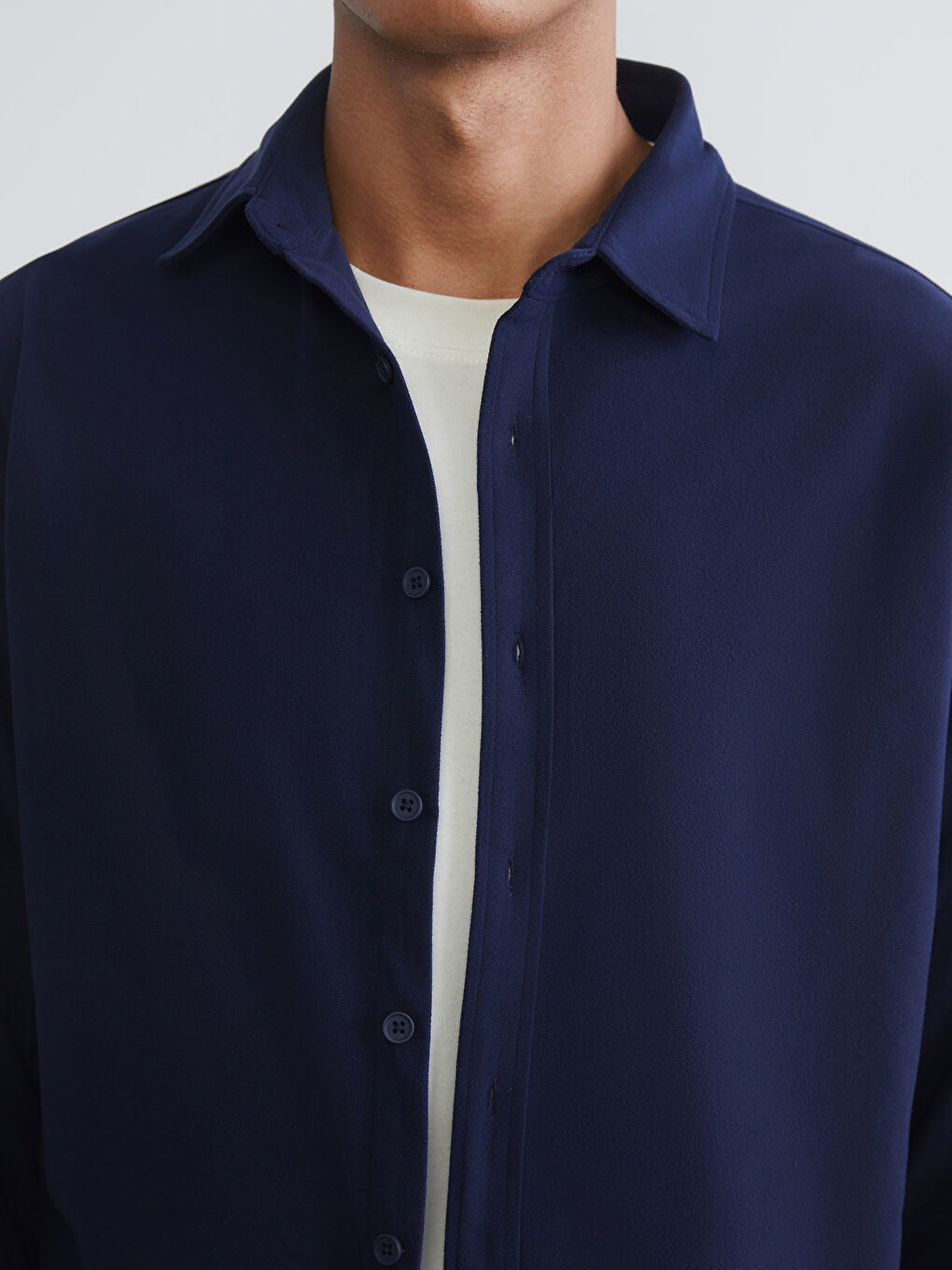 Рубашка Мужская С Длинным Рукавом Стандартного Кроя-2