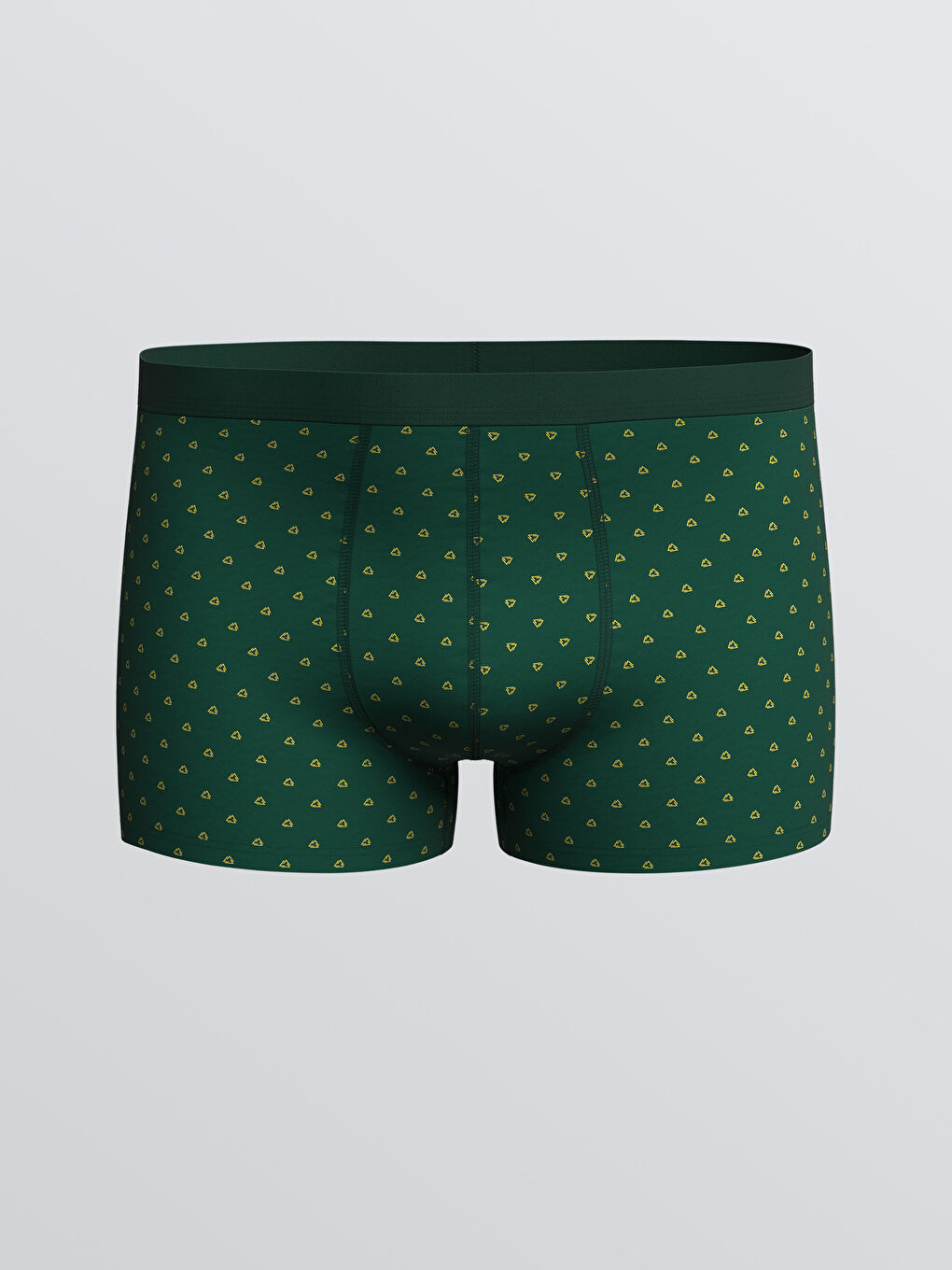 Bordo Standart Kalıp Pamuklu Esnek Erkek Boxer 3'lü-3