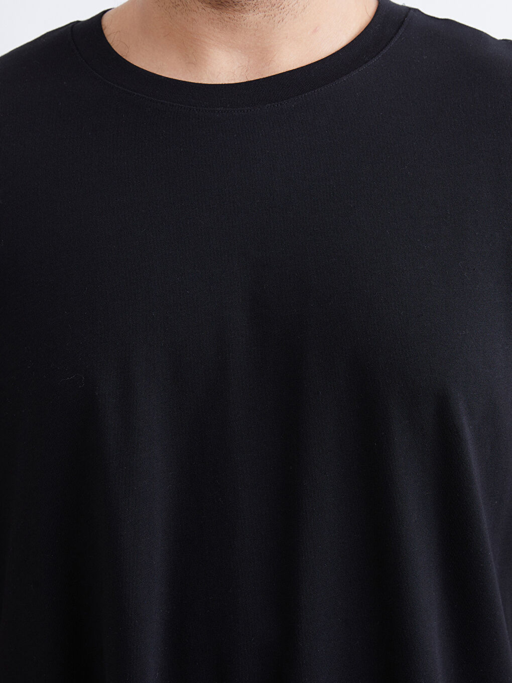 Мужчины Черный Футболка-6