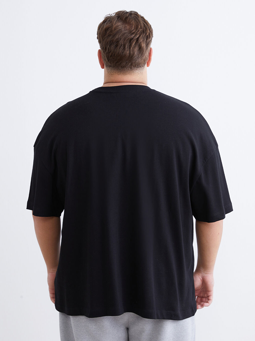 Мужчины Черный Футболка-7