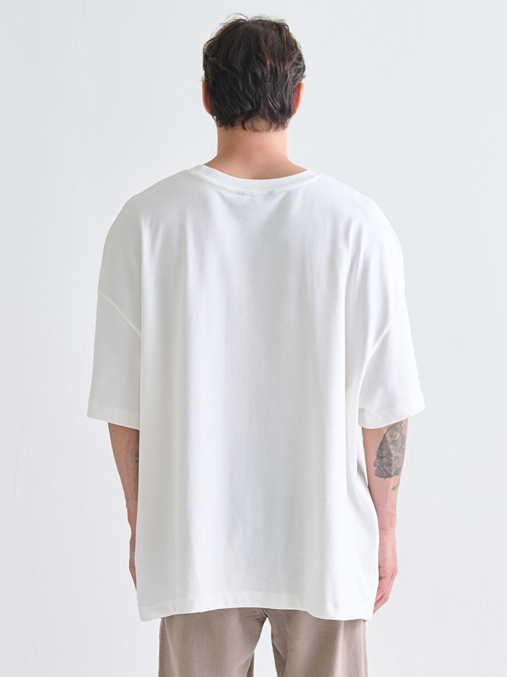 Man ECRU T-Shirt-7