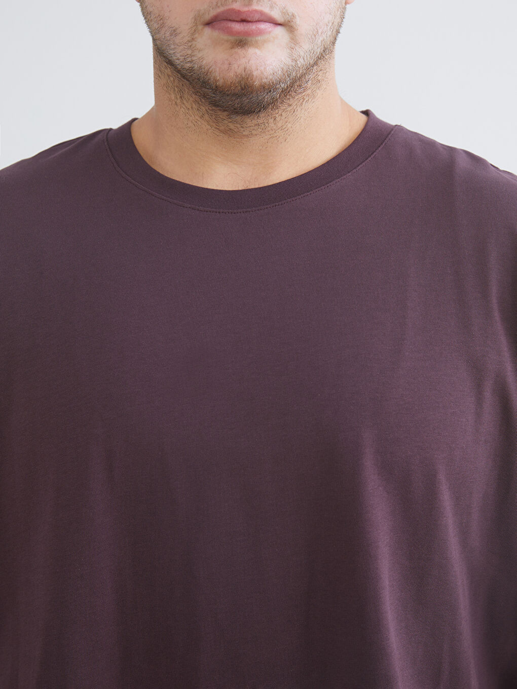 Plus Size Basic Jersey Men's T-Shirt-7