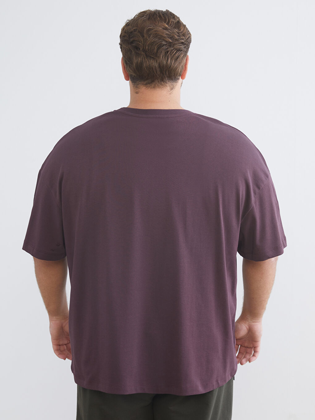 Plus Size Basic Jersey Men's T-Shirt-8