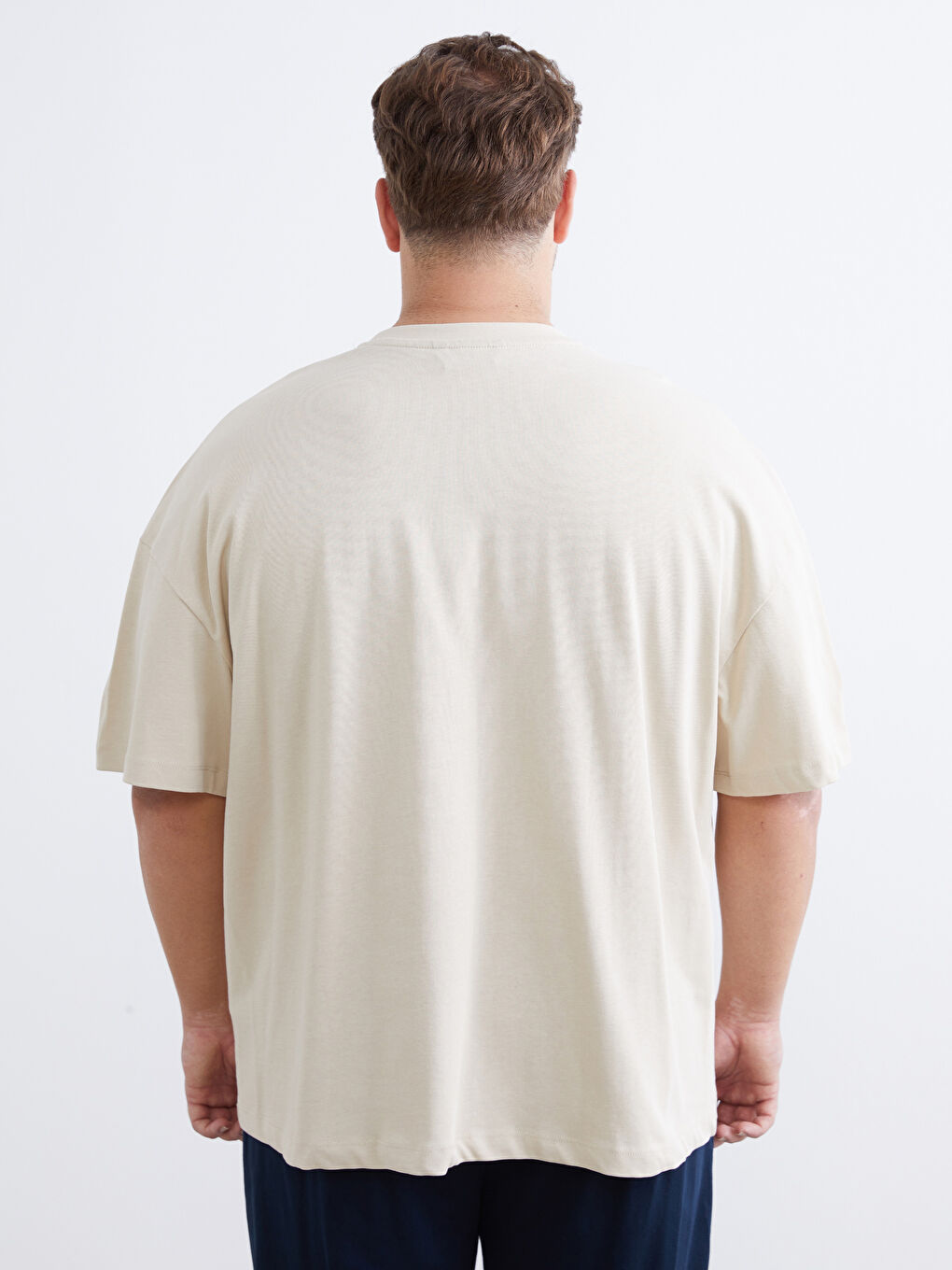 Plus Size Basic Jersey Men's T-Shirt-7
