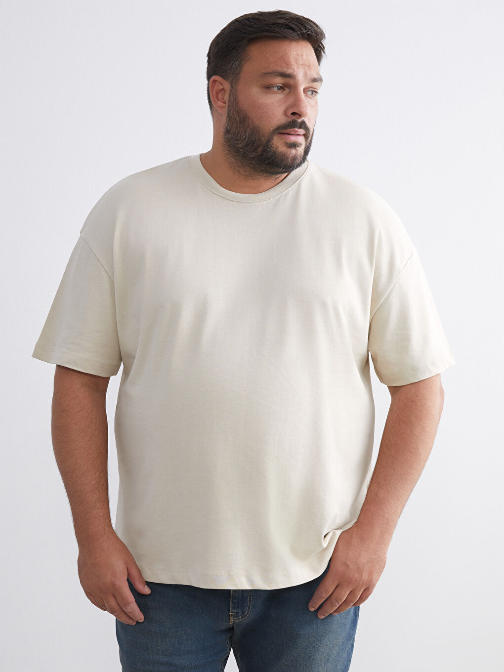 Man BEIGE T-Shirt