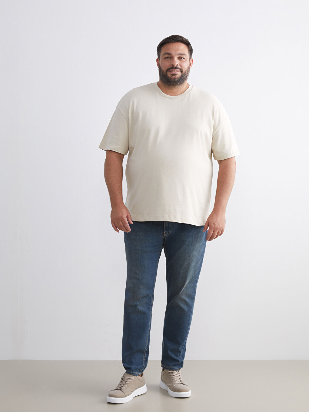 Man BEIGE T-Shirt-1