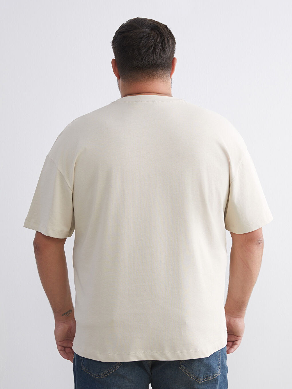 Man BEIGE T-Shirt-3