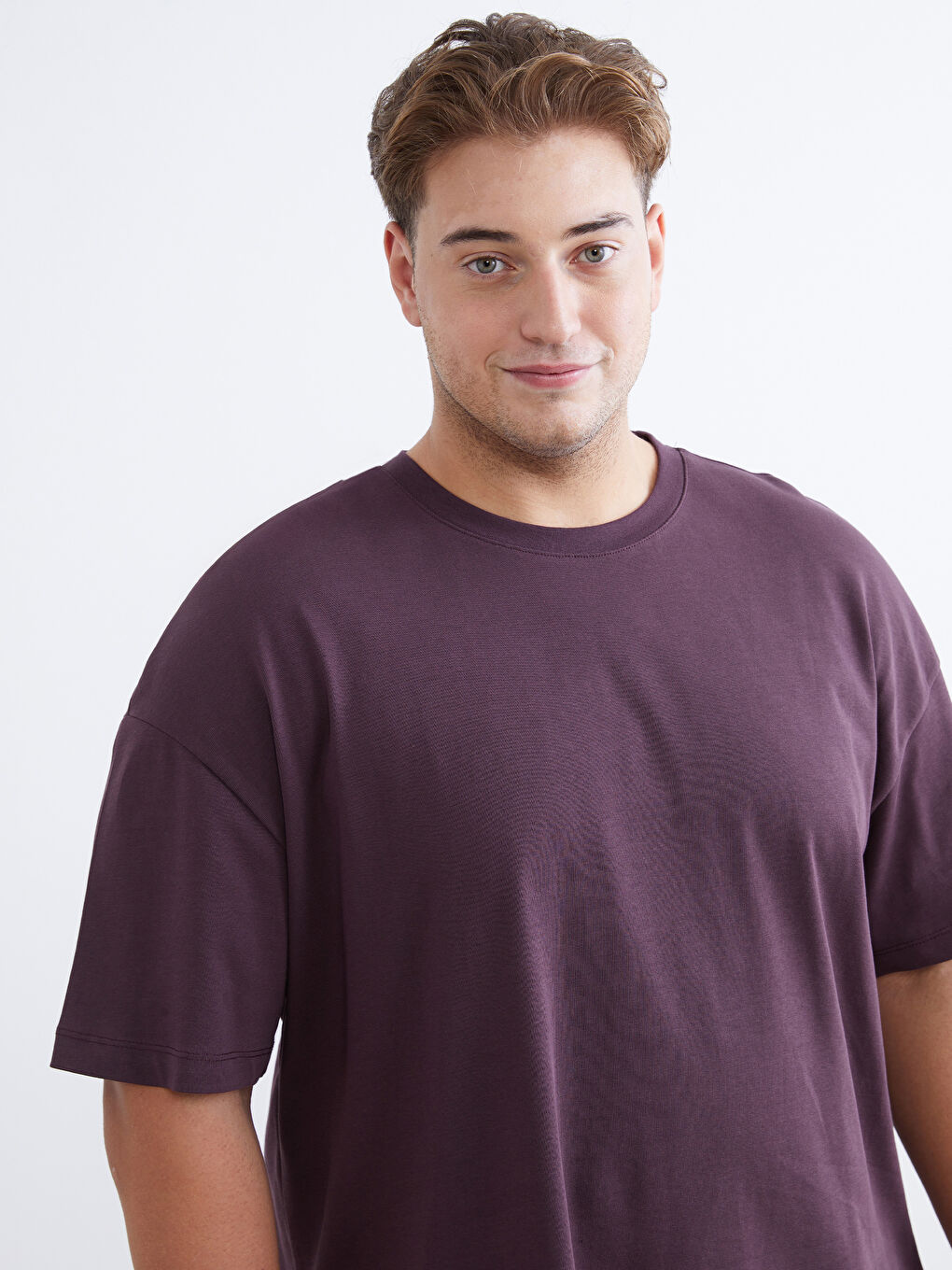 Plus Size Basic Jersey Men's T-Shirt-1