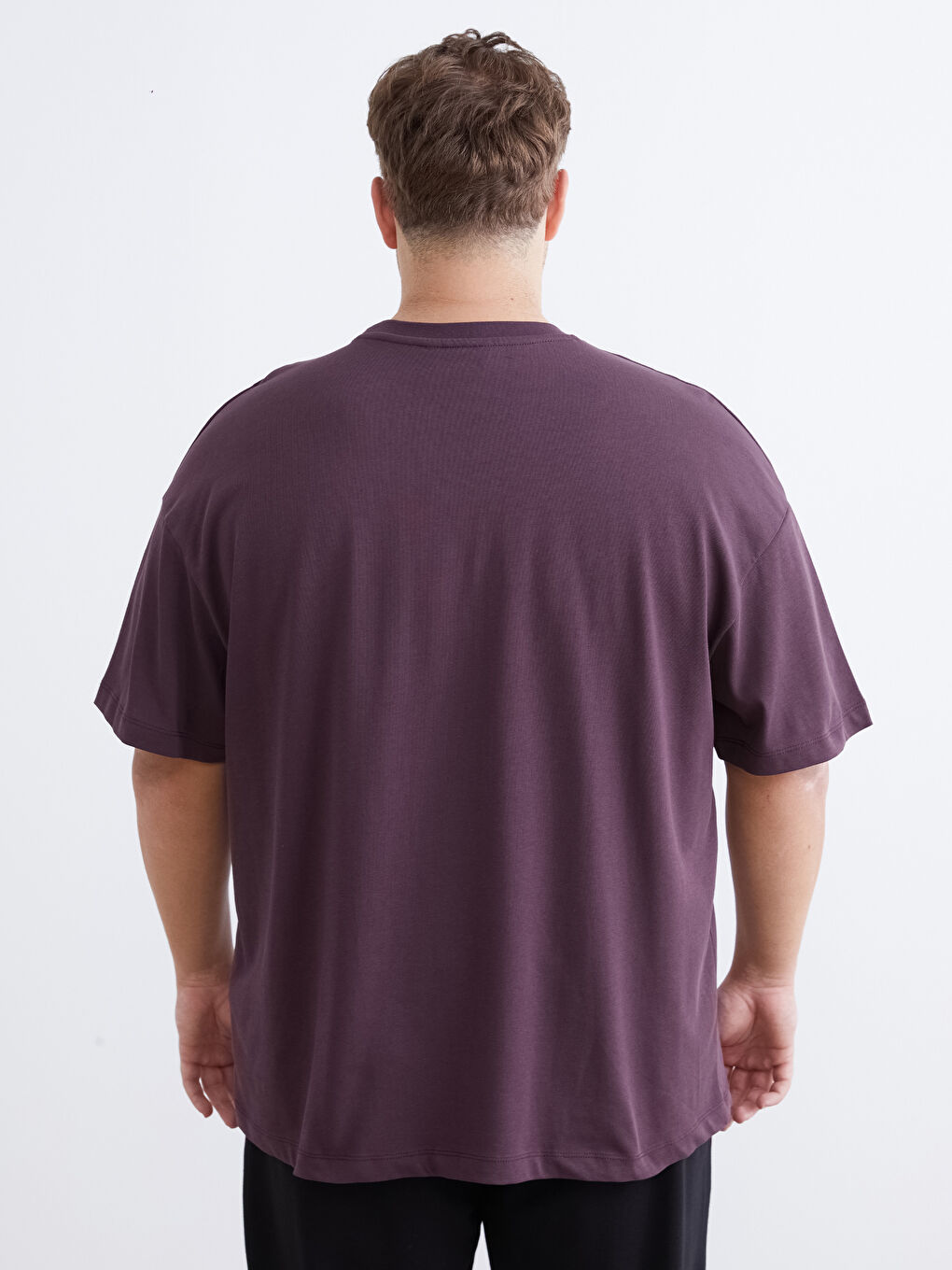 Plus Size Basic Jersey Men's T-Shirt-6