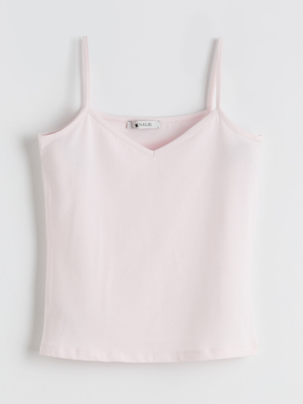 Pembe V Yaka Kadın Atlet 5'li-5