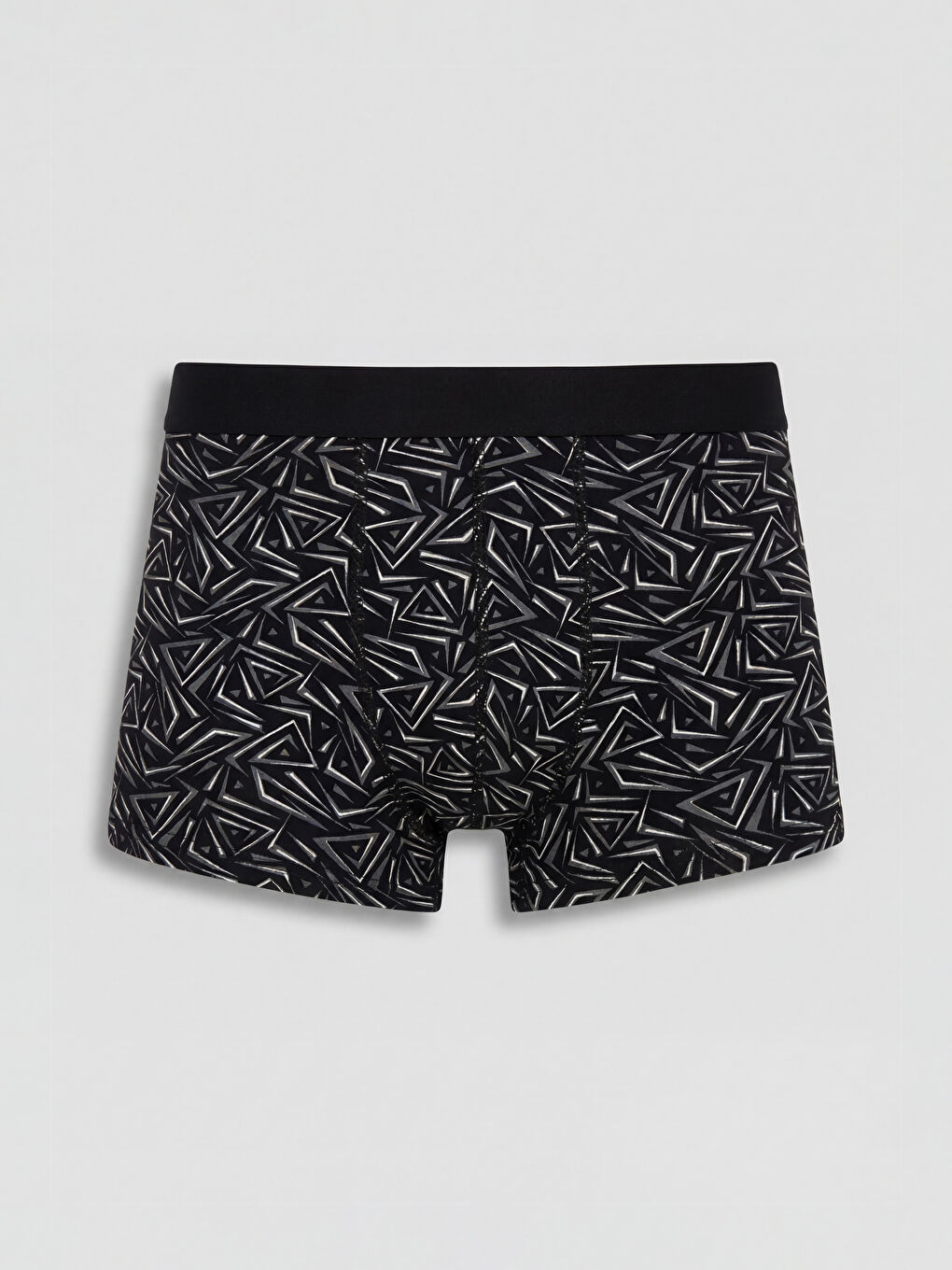 Gri Standart Kalıp Pamuklu Esnek Erkek Boxer 5'li-3