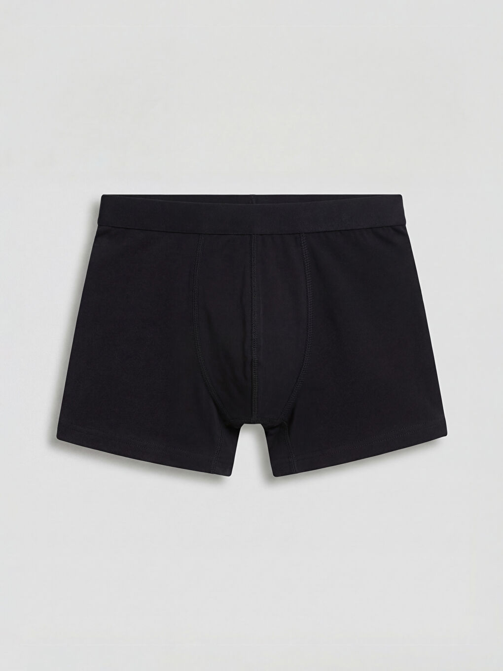 Gri Standart Kalıp Pamuklu Esnek Erkek Boxer 5'li-5