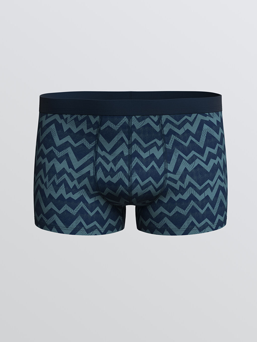 Lacivert Standart Kalıp Pamuklu Esnek Erkek Boxer